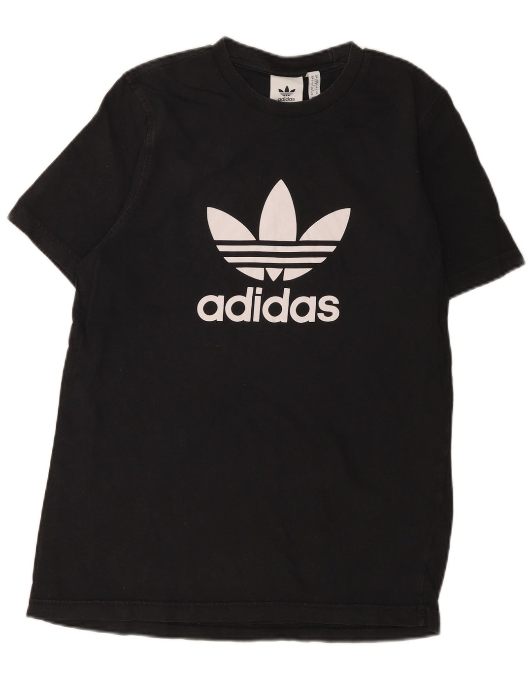 Adidas Herren Grafik T-Shirt Top Medium Schwarz Baumwolle