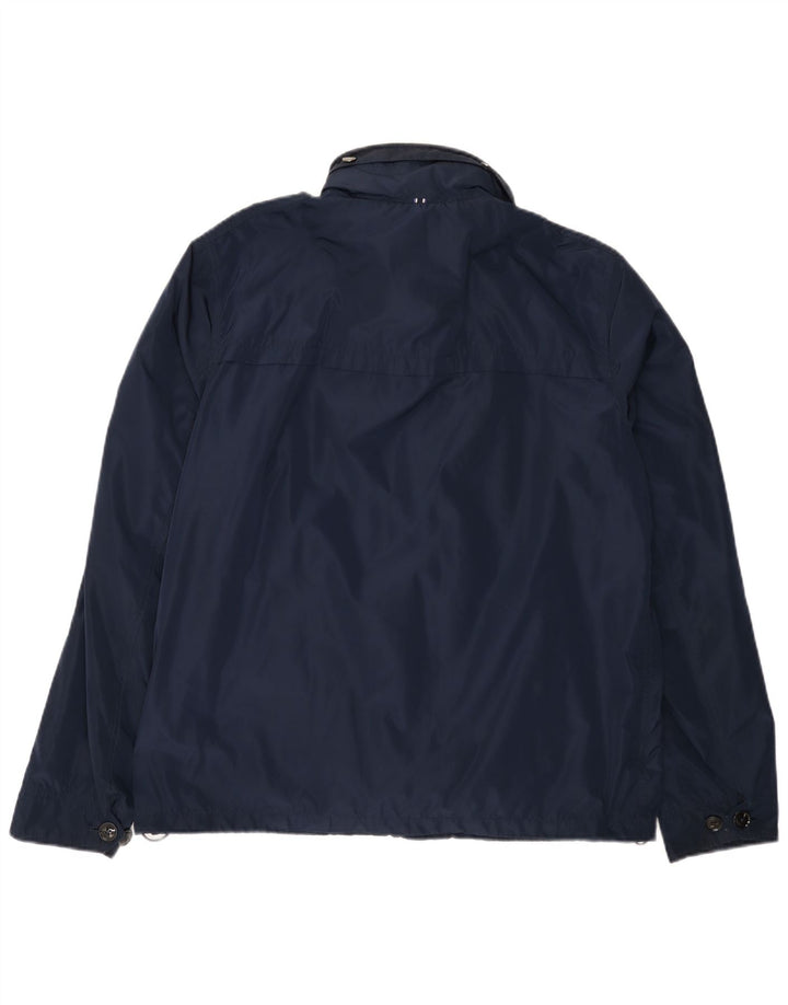 Tommy Hilfiger Herren Windjacke UK 42 XL Marineblau Polyester