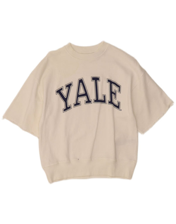 Zara Mädchen Yale University Loose Fit Graphic T-Shirt Top 9–10 Jahre Weiß