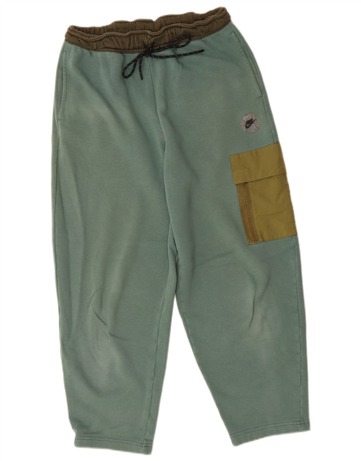 Nike Herren Cargo-Trainingshose, Jogginghose, Mittelgrün, Farbblock