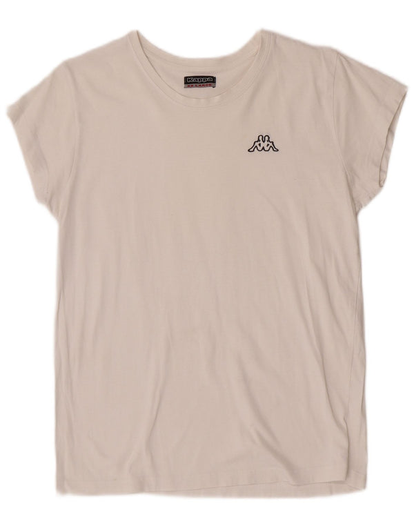 Kappa Mädchen T-Shirt Top 15-16 Jahre 2XL Weiß