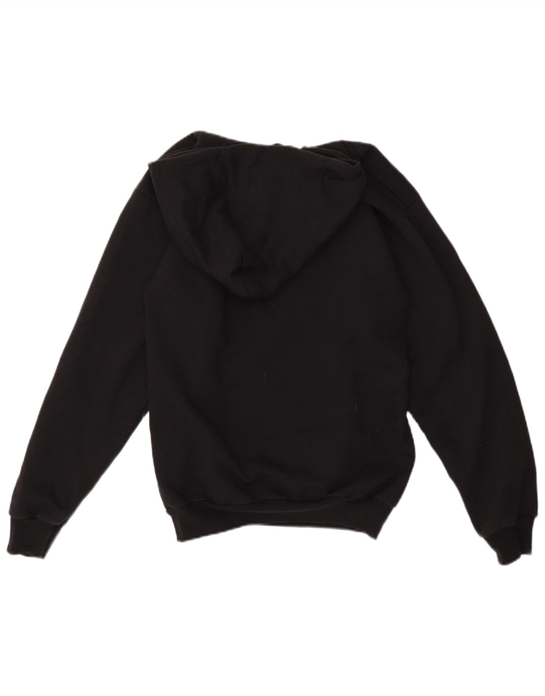 Champion Womens Graphic Hoodie Pullover UK 14 Mittelschwarzes Polyester