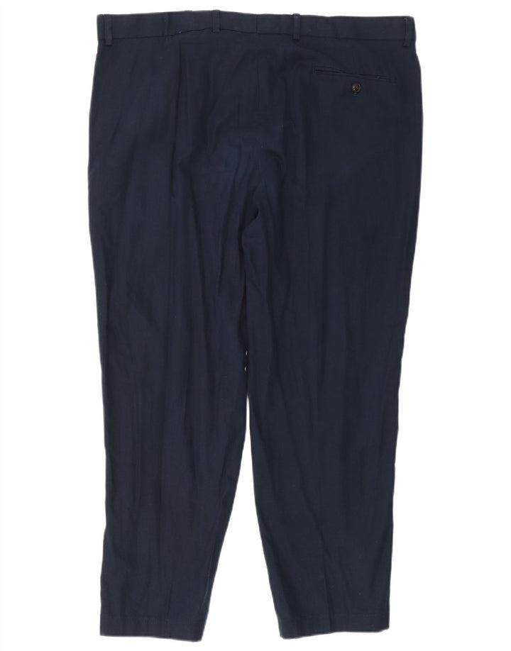 Marks & Spencer Herren-Chinohose, normal, W40, L31, marineblaues Leinen