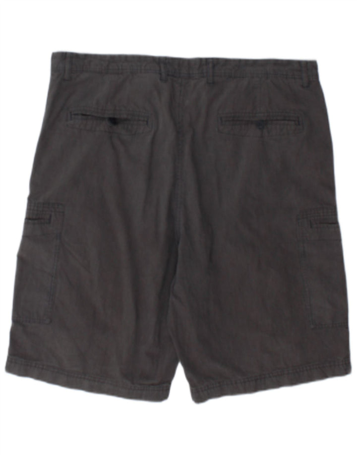 Marks & Spencer Herren Cargoshorts W38 XL Graue Baumwolle