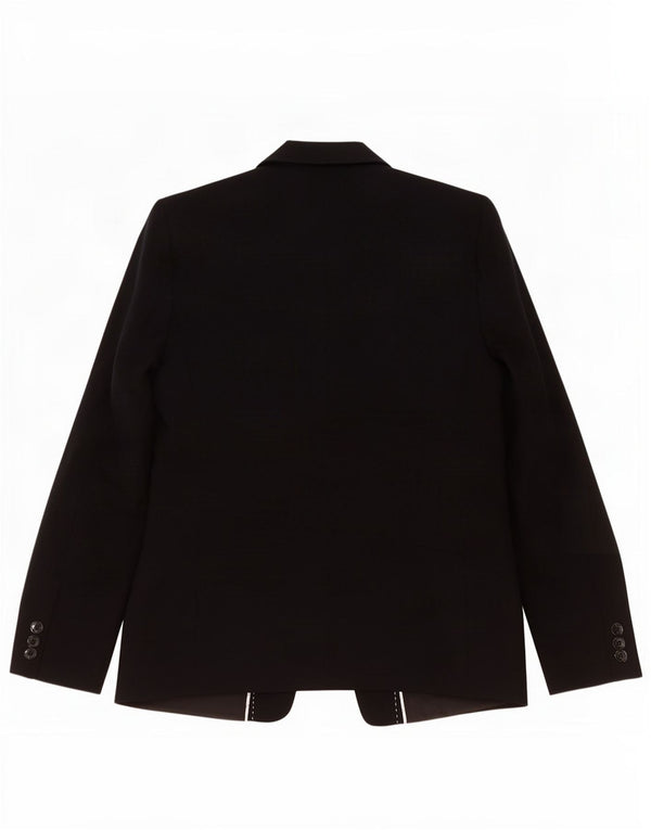 Marks & Spencer Damen-Blazerjacke mit 1 Knopf, UK 14, Mittelschwarz, Polyester