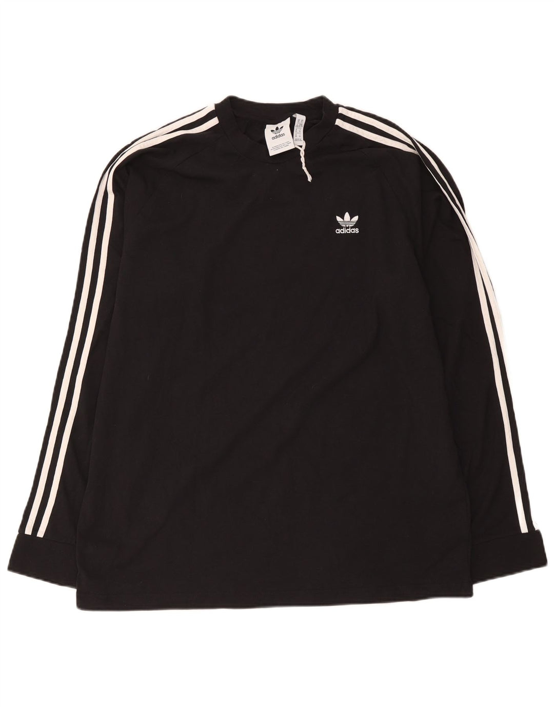 Adidas Herren Top Langarm XL Schwarz Baumwolle
