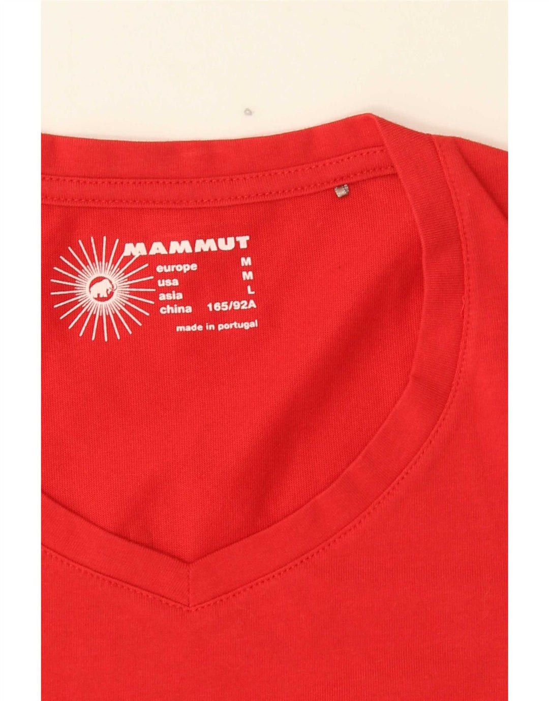 Mammut Damen Graphic T-Shirt Top UK 14 Medium Rot