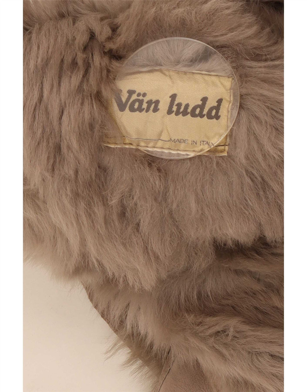Vintage Damen Lammfellmantel UK 16 Groß Braun