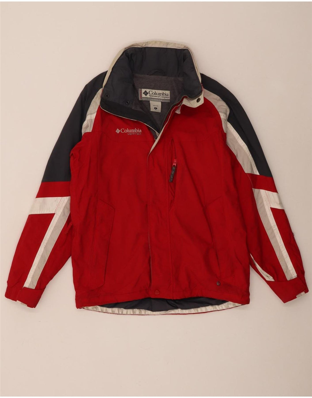 Columbia Herren Vertex winddichte Skijacke UK 36 Small Red Colourblock