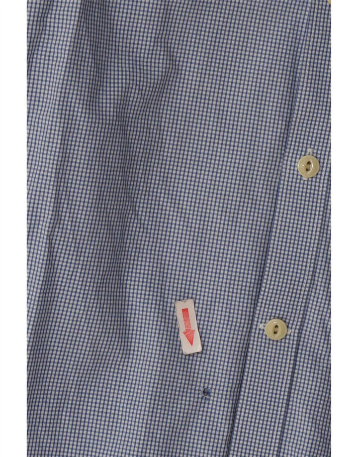 Barbour Slim-Fit-Hemd für Herren aus mittelblauer Gingham-Baumwolle
