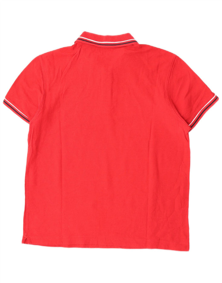 Lotto Herren-Poloshirt aus mittelroter Baumwolle