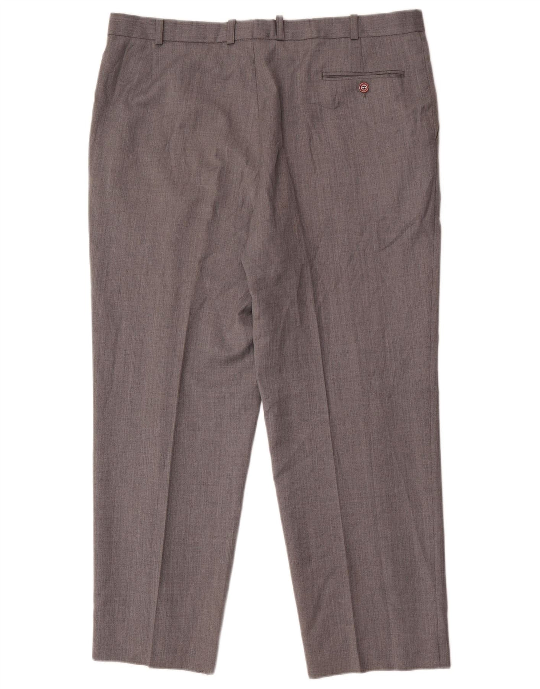 Gerade Herren-Anzughose von Marks & Spencer, W40, L29, graue Wolle