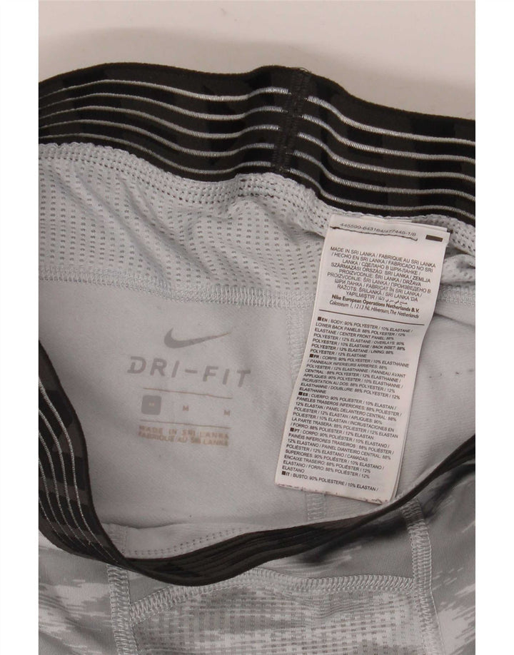 Nike Herren Dri Fit Leggings Mittelgraues Camouflage-Polyester