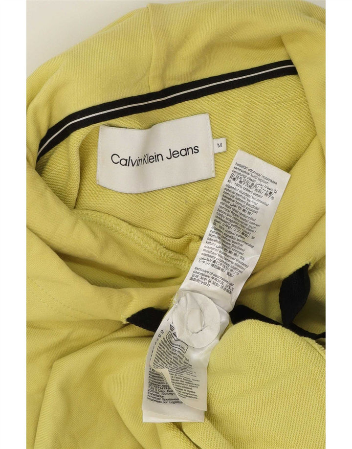 Calvin Klein Jeans Herren Kapuzenpullover mittelgelbe Baumwolle