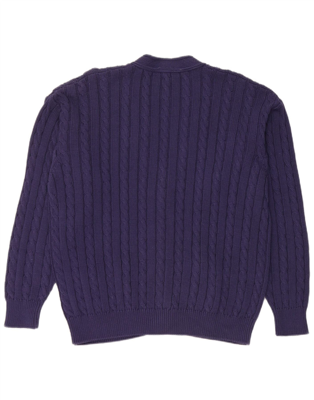 Sevres Herren-Strickjacke, IT 50, mittelmarineblaue Baumwolle