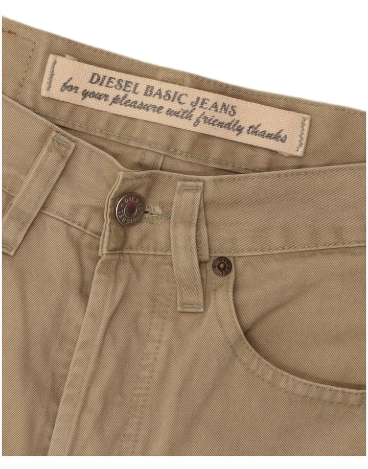 DIESEL Gerade Herren-Freizeithose W29 L31 Beige Baumwolle