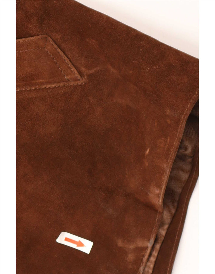 Vintage Herren Wildlederjacke UK 36 Small Brown