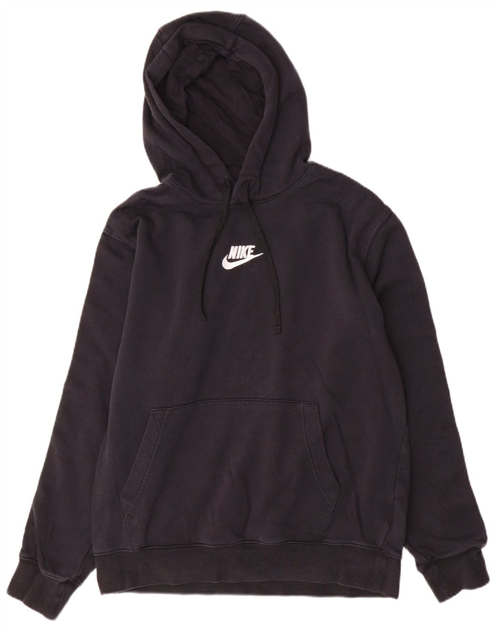 Nike Herren-Kapuzenpullover mit Grafik, mittelschwarz, Colourblock-Baumwolle