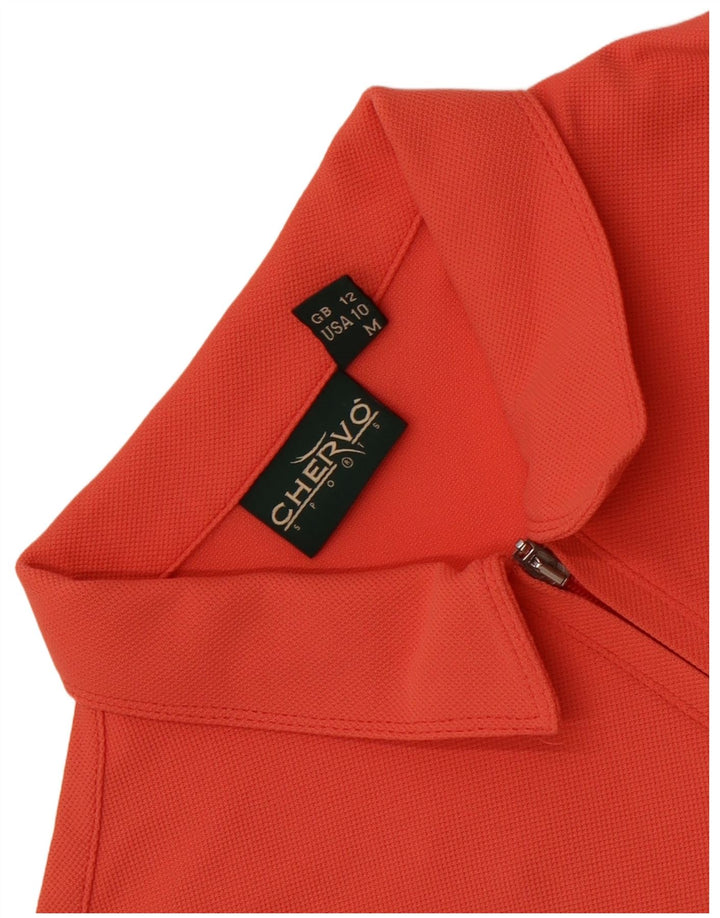 Chervo Damen Poloshirt UK 12 Medium Orange