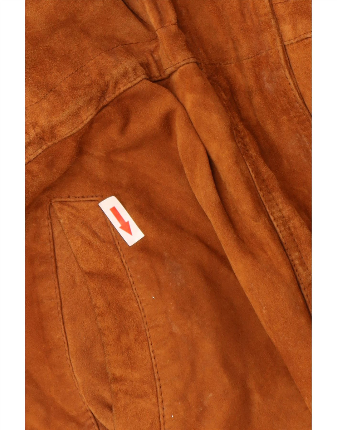 Vintage Damen Wildledermantel UK 16 Groß Braun