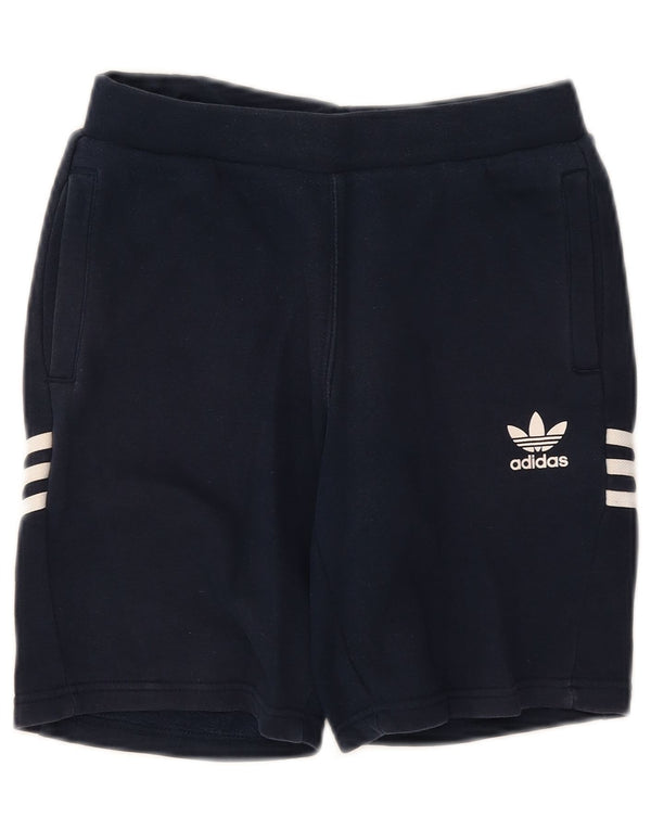 Adidas Jungen Graphic Sport Shorts 11-12 Jahre Marineblaue Baumwolle