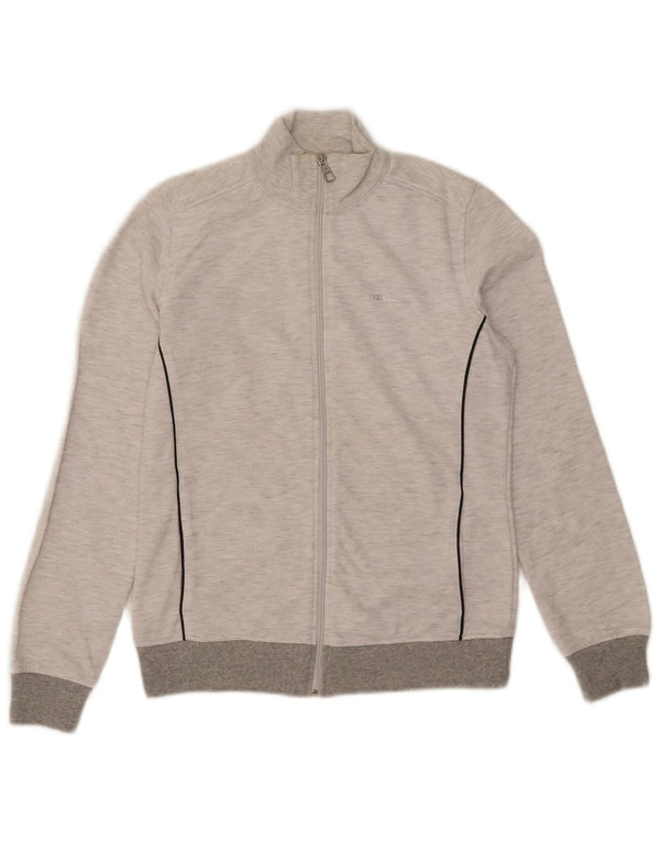 Champion Womens Heritage Fit Trainingsanzug-Oberjacke UK 14 Mittelgrau meliert