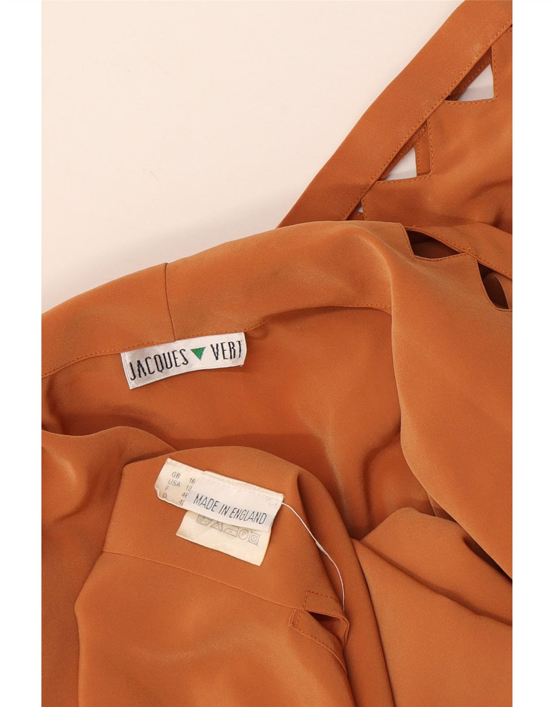 JACQUES VERT Damen-Strickjacke in Übergröße, Gr. 40, Größe L, Orange, Polyester