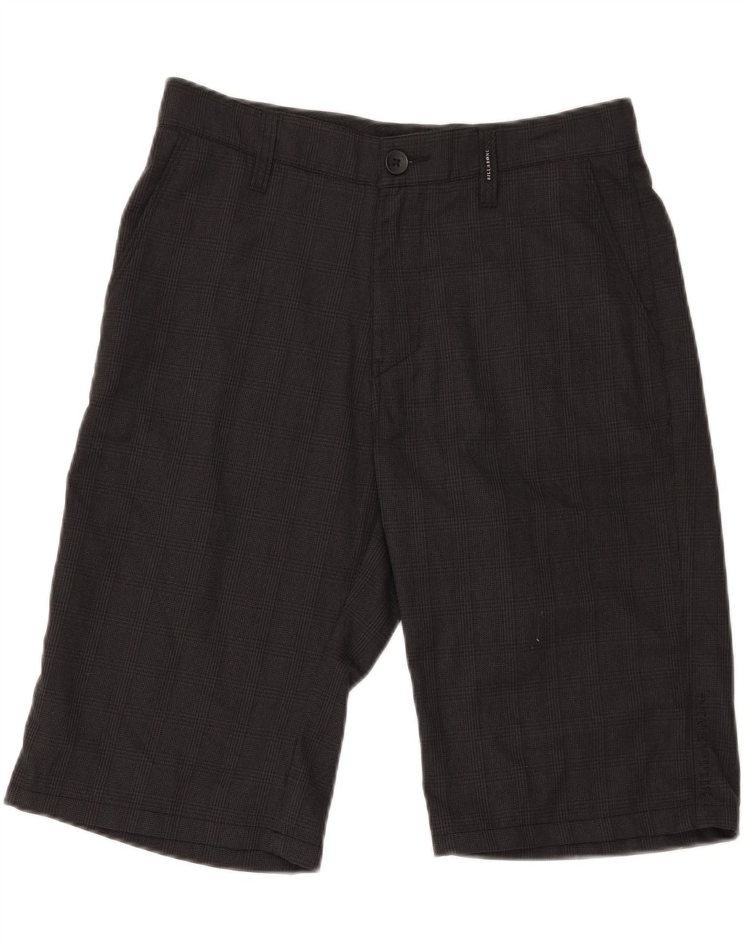 BILLABONG Mens Chino Shorts W30 Medium Grey Check Polyester Vintage Billabong and Second-Hand Billabong from Messina Hembry 