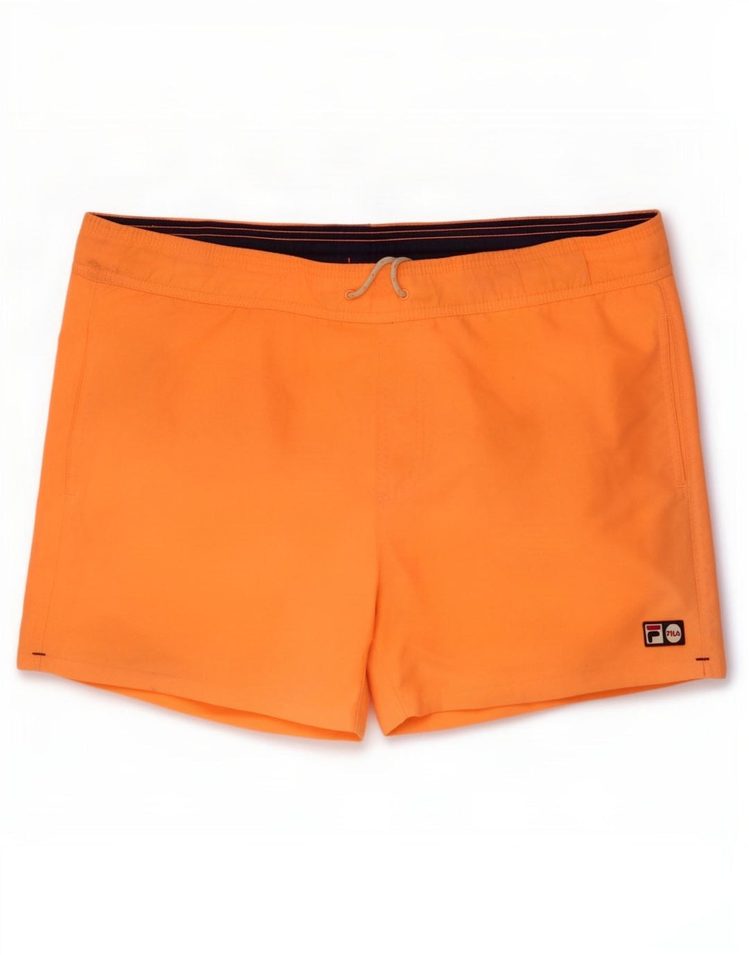 Fila Herren-Badeshorts, groß, orangefarbenes Polyester