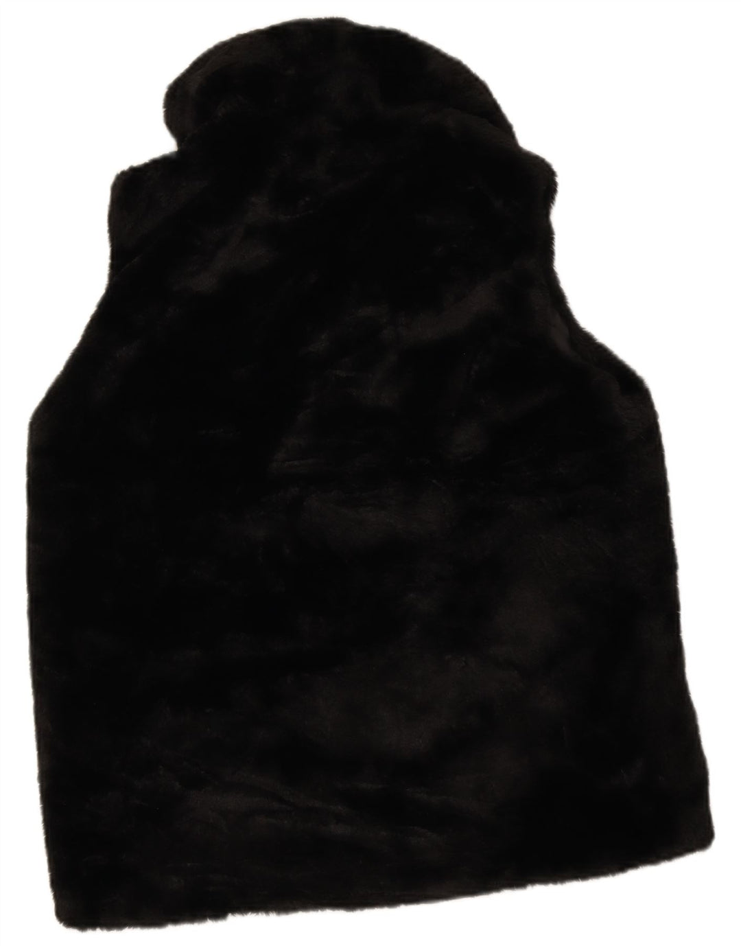 M&Co Damen Kunstpelzweste UK 12 Mittelschwarzes Polyester