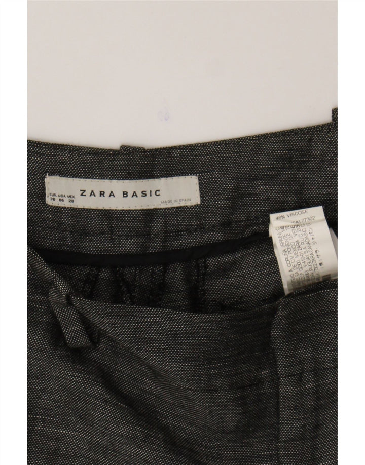 ZARA Womens Bootcut Casual Trousers EU 38 Medium W30 L30 Grey Linen Vintage Zara and Second-Hand Zara from Messina Hembry 