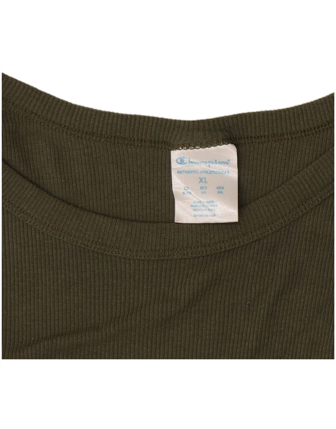 Champion Damen-Top mit Grafik, UK 18, XL, Khaki, Polyester