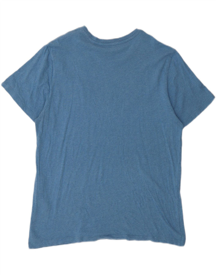Levi's Herren-T-Shirt mit Grafik, Größe L, aus blauer Baumwolle