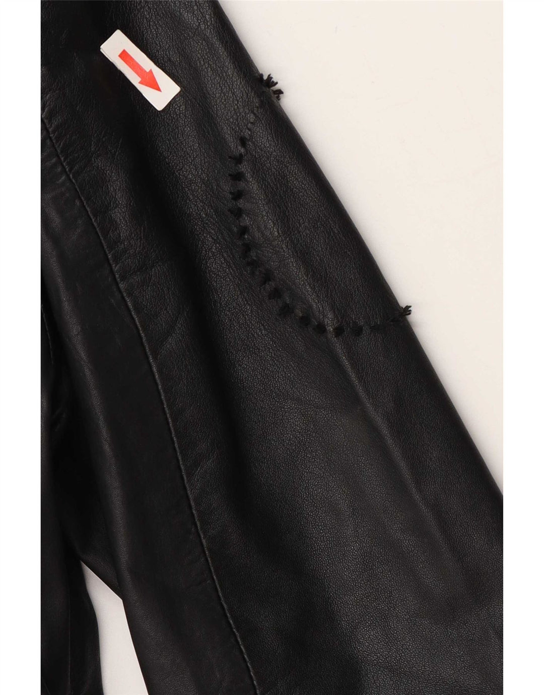Superdry Damen Militärlederjacke UK 10 Small Schwarz