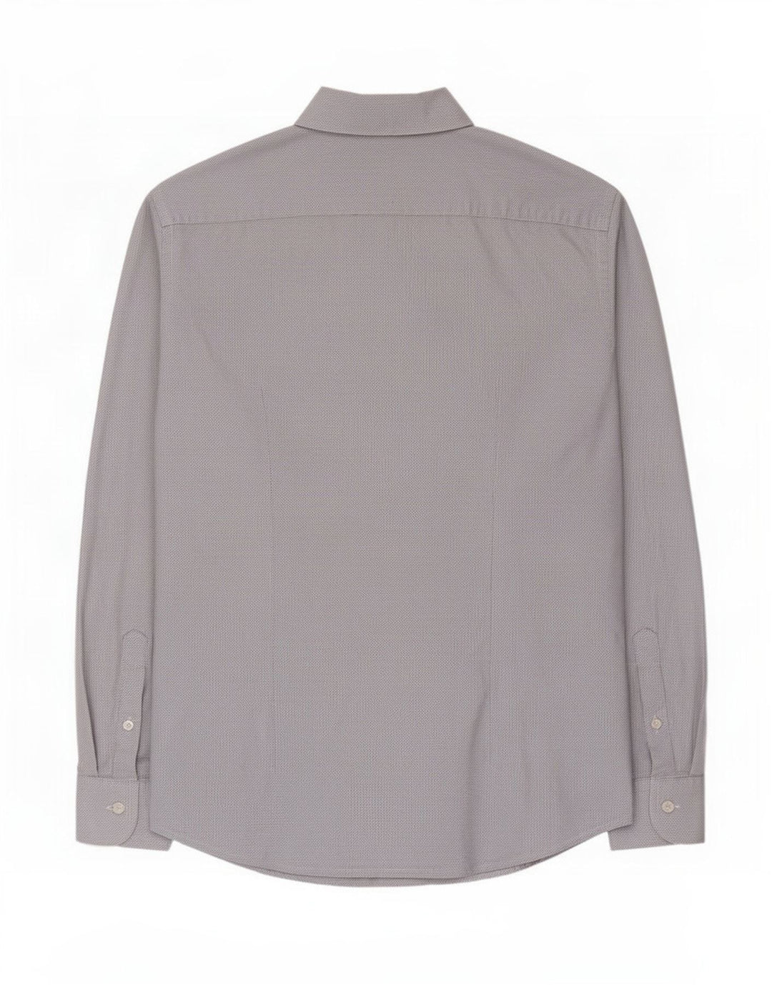 Trussardi Herrenhemd Größe 41 Mittelblau gepunktet