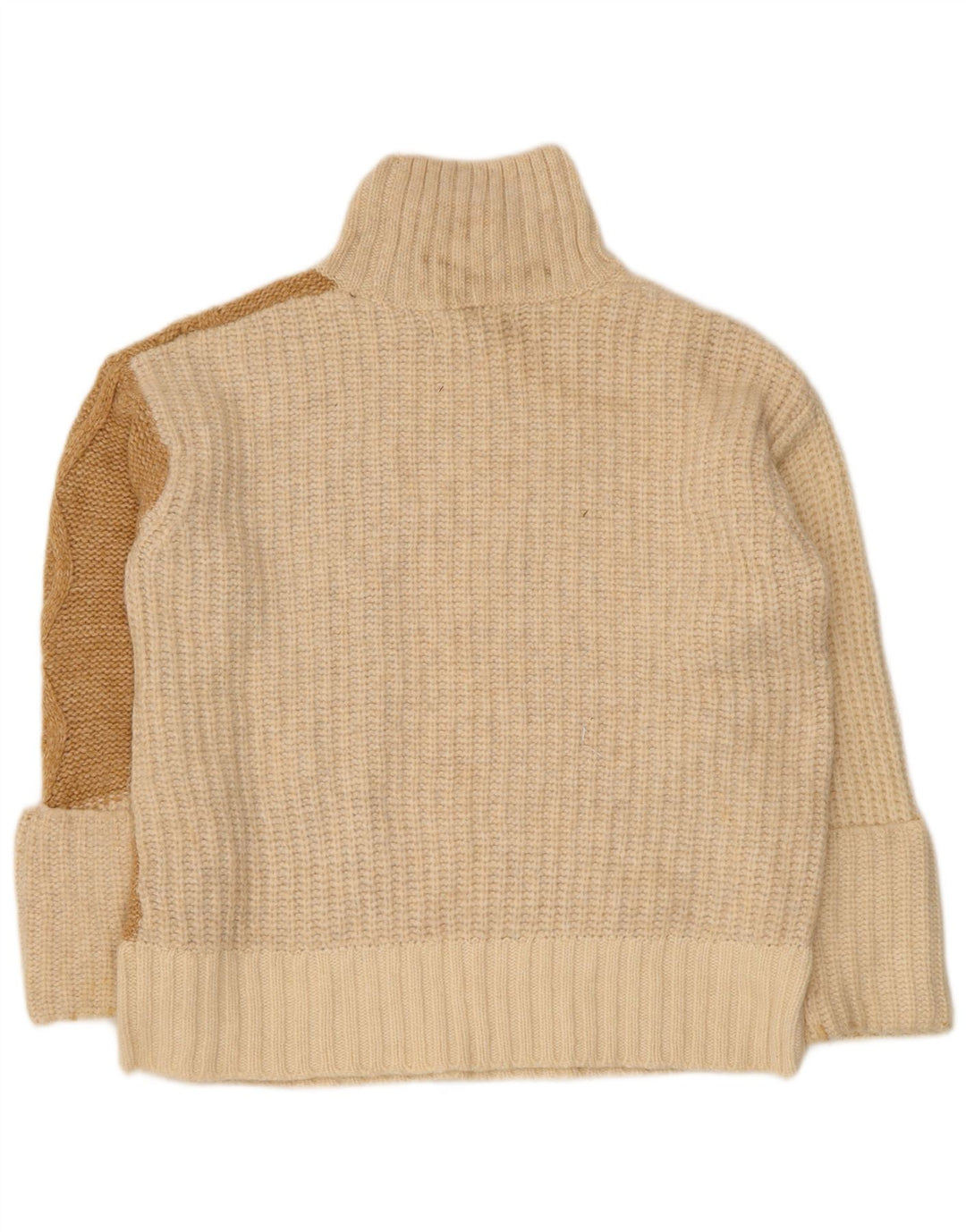 Marks & Spencer Damen-Pullover mit Rollkragen, Gr. 10, Größe S, gebrochenes Weiß