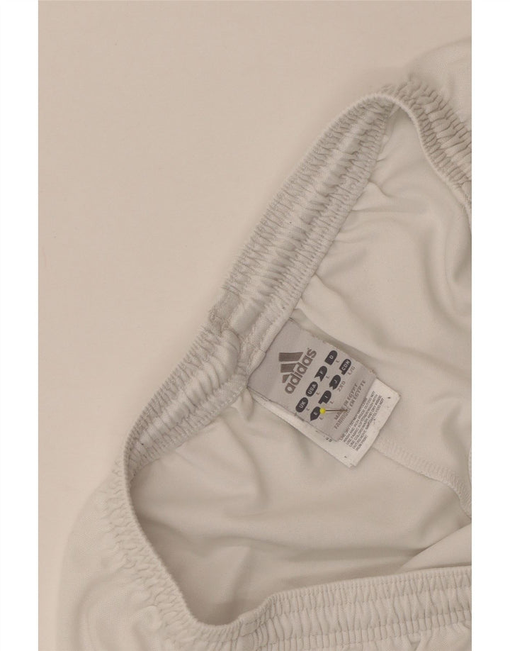 ADIDAS Herren Climalite Sport Shorts Großes weißes Polyester