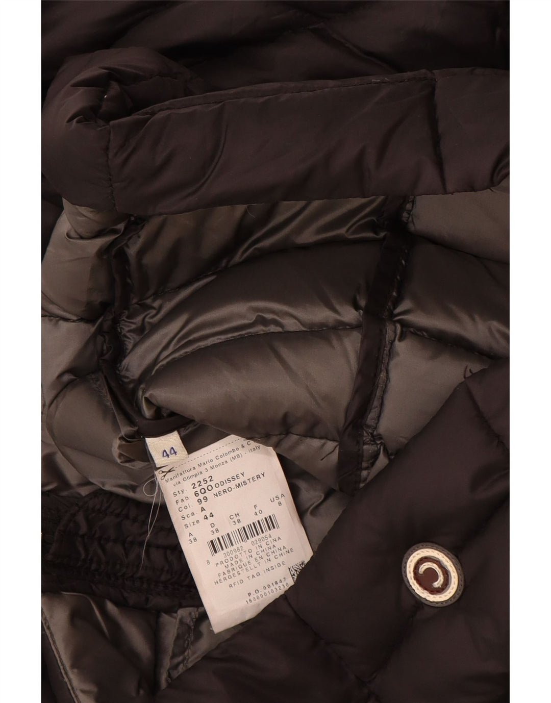 COLMAR Wattierte Damenjacke mit Kapuze IT 44 Mittelschwarzes Polyamid