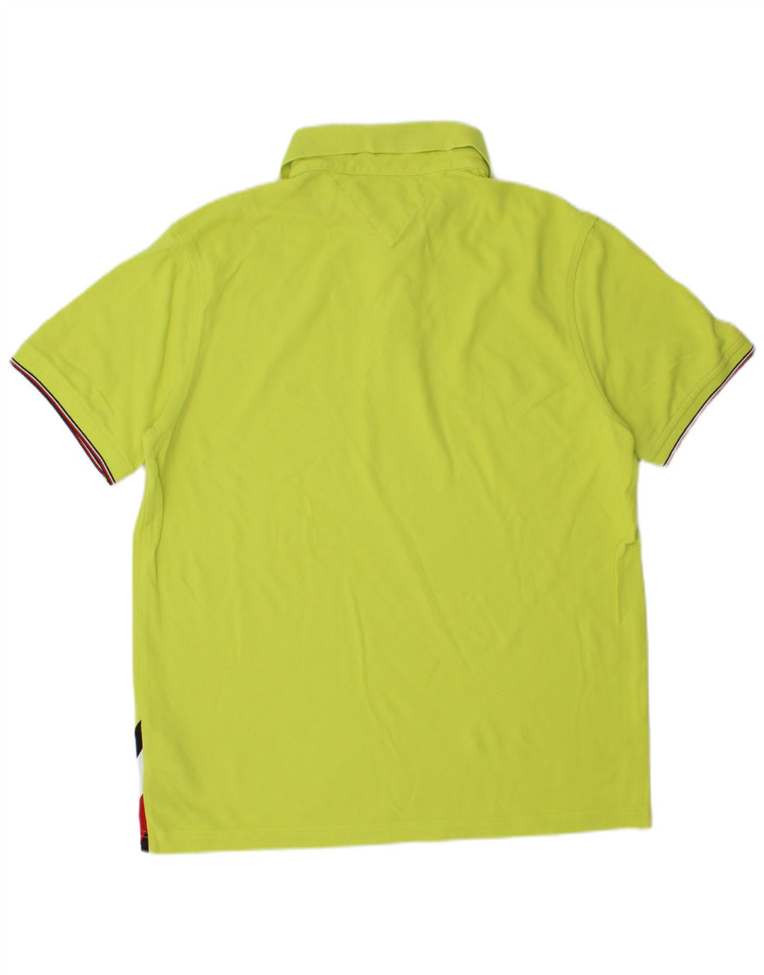 TOMMY HILFIGER Herren Slim Fit Poloshirt XL Gelb Baumwolle