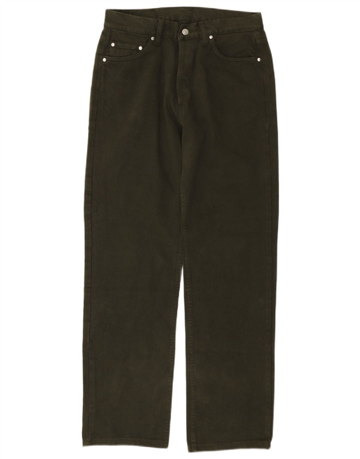 CARRERA Herren Straight Jeans IT 48 Medium W30 L31 Khaki Baumwolle