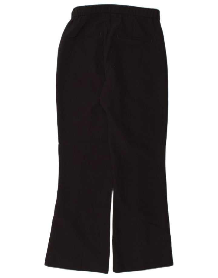 Zara Damen Bootcut Freizeithose Small W26 L26 Schwarz Polyester