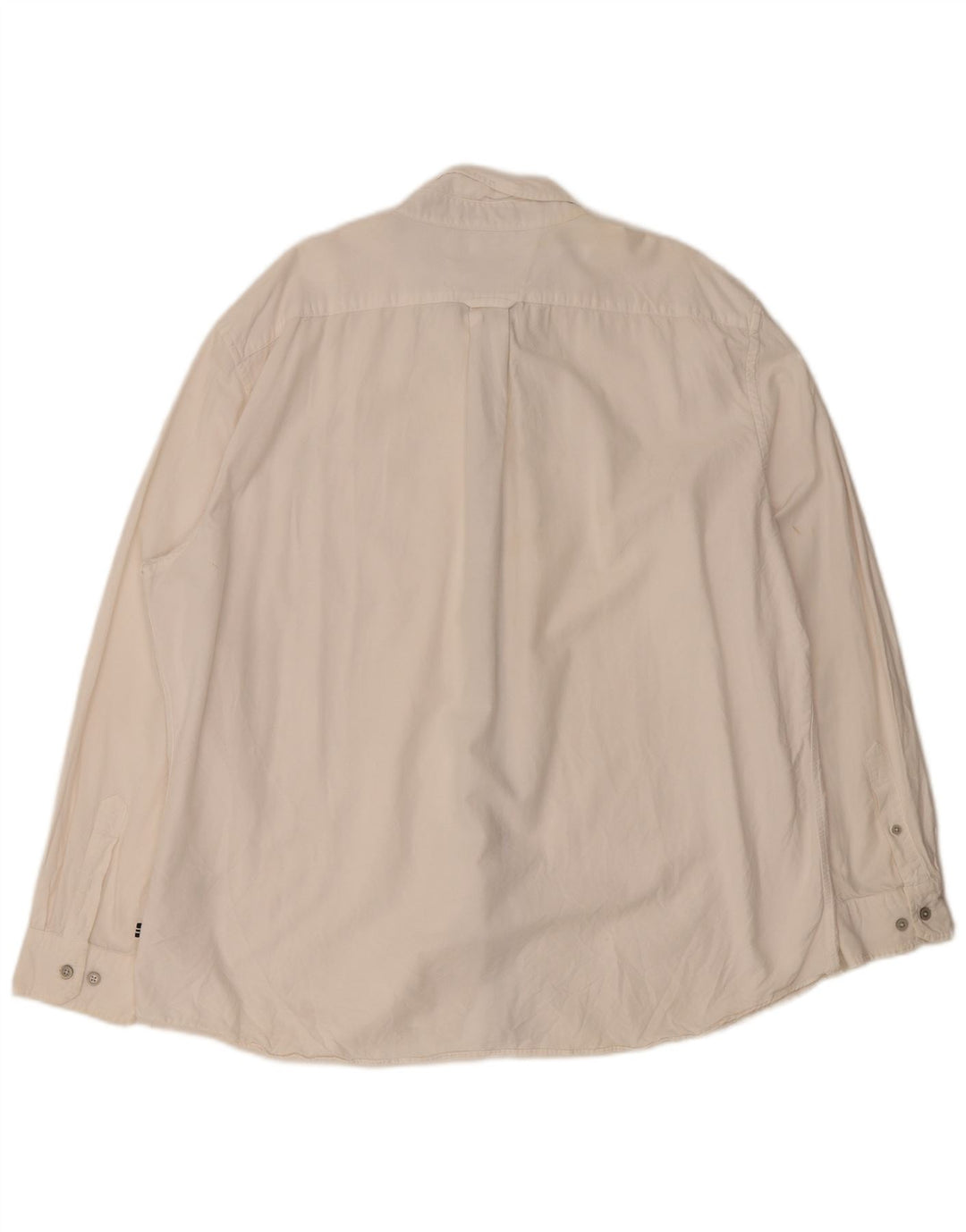 Nautica Herren-Hemd mit klassischer Passform, 2XL, weiße Baumwolle