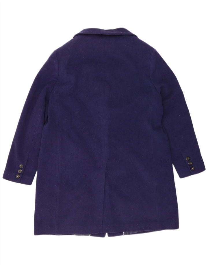Marks & Spencer Damen Übergroßer Mantel UK 16 Große blaue Wolle