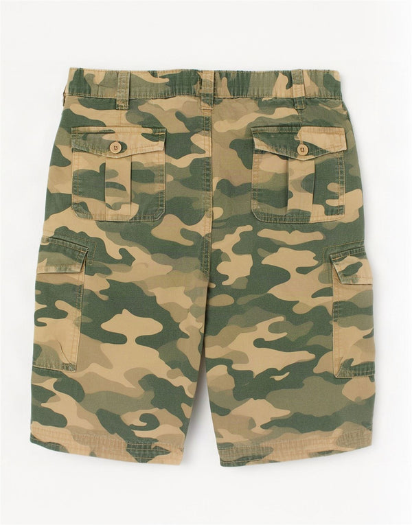 Mountain Warehouse Cargo-Shorts für Jungen, 12–13 Jahre, W30, grüne Tarnung