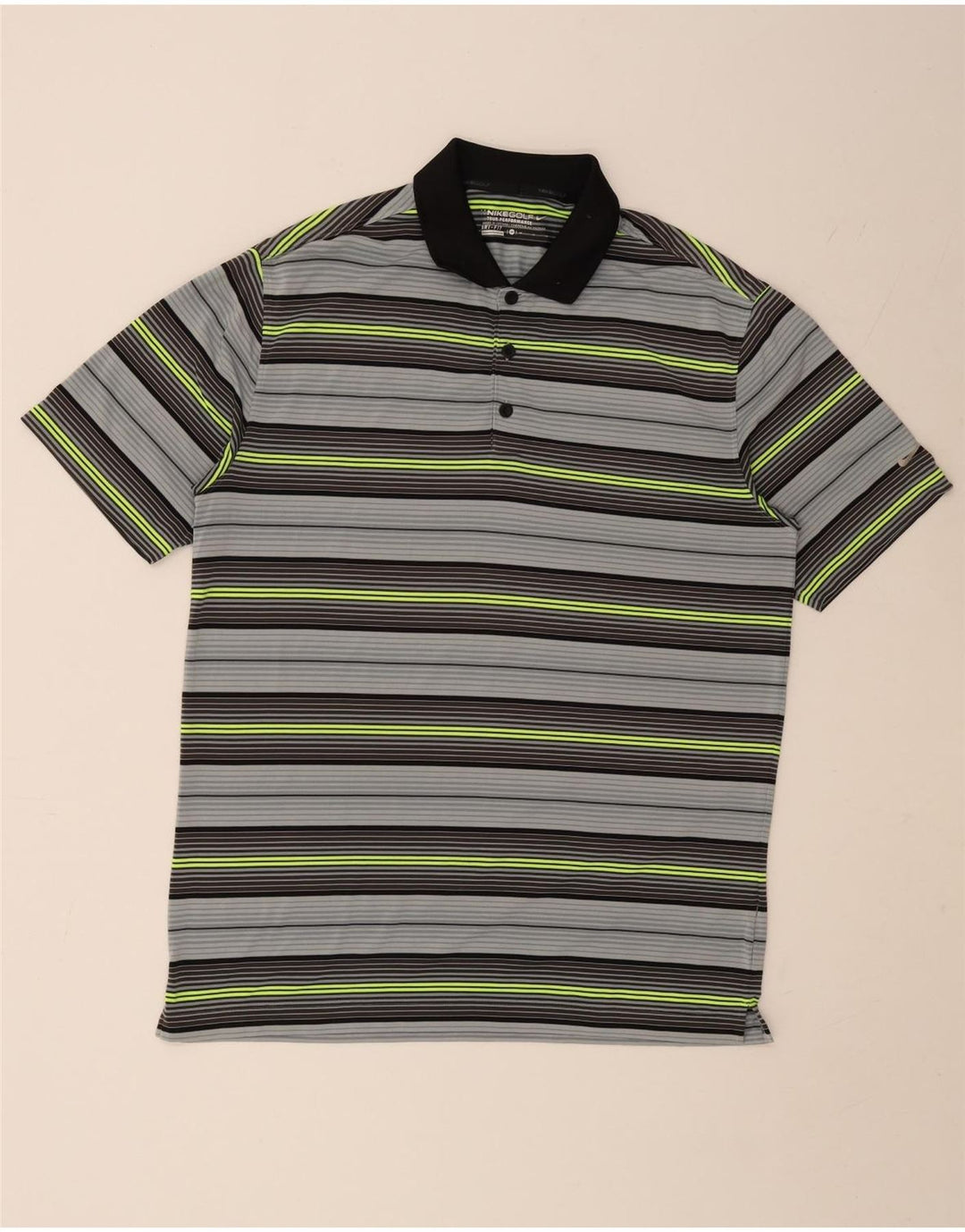 Nike Herren Dri Fit Poloshirt Medium Mehrfarbig gestreift