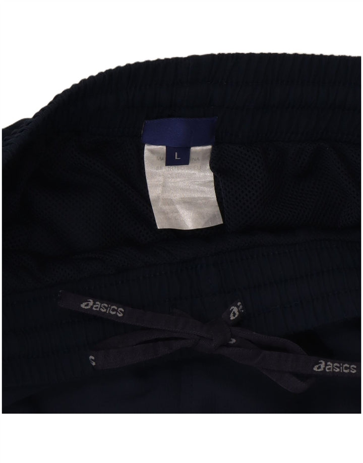 Asics Herren-Sportshorts, groß, marineblaues Polyester