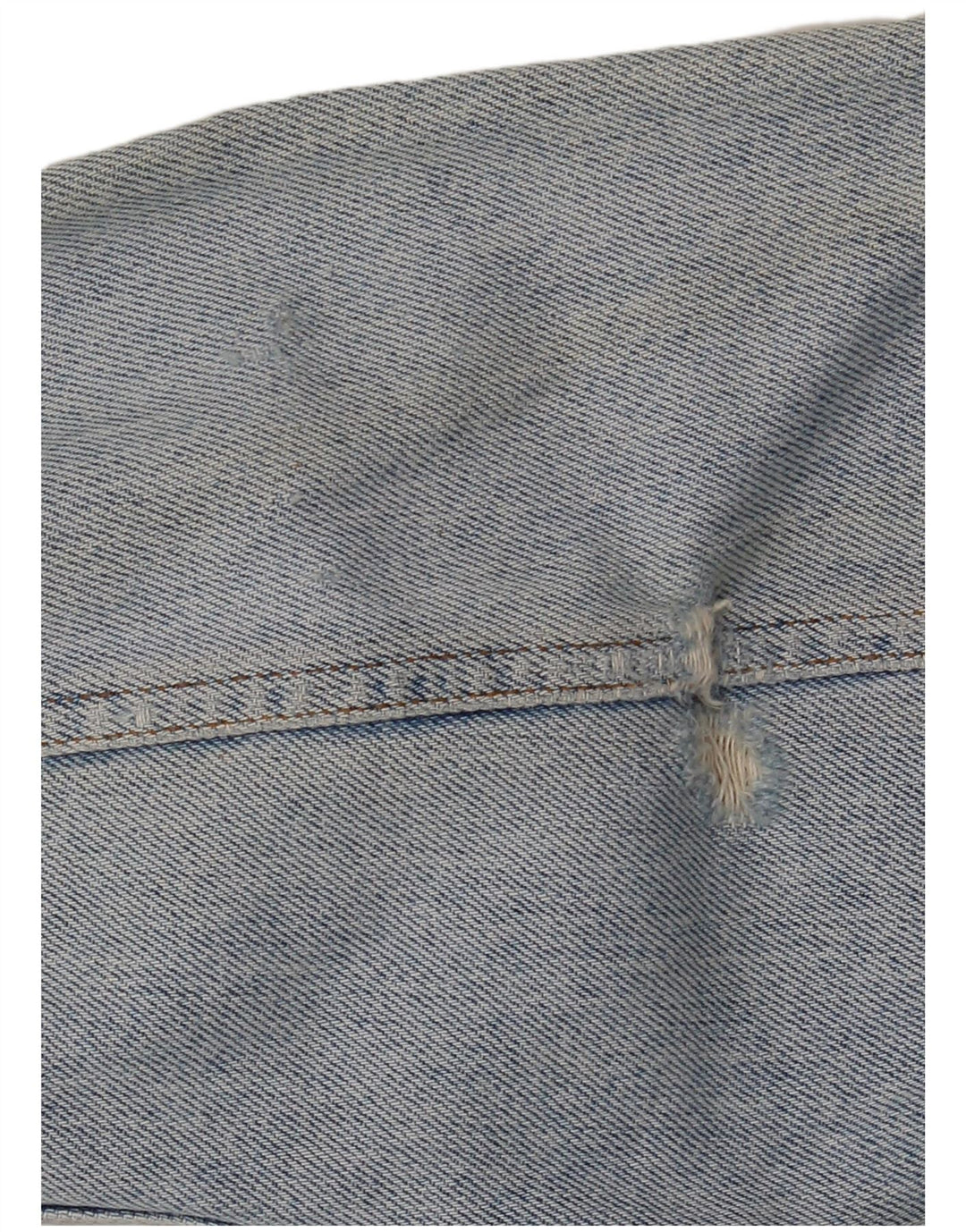 CHARRO Damen Übergroße Jeansjacke UK 10 Small Blaue Baumwolle