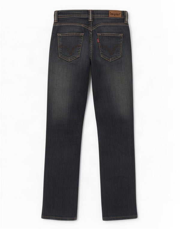 Levi's Damen Straight Jeans W28 L34 Blaue Baumwolle