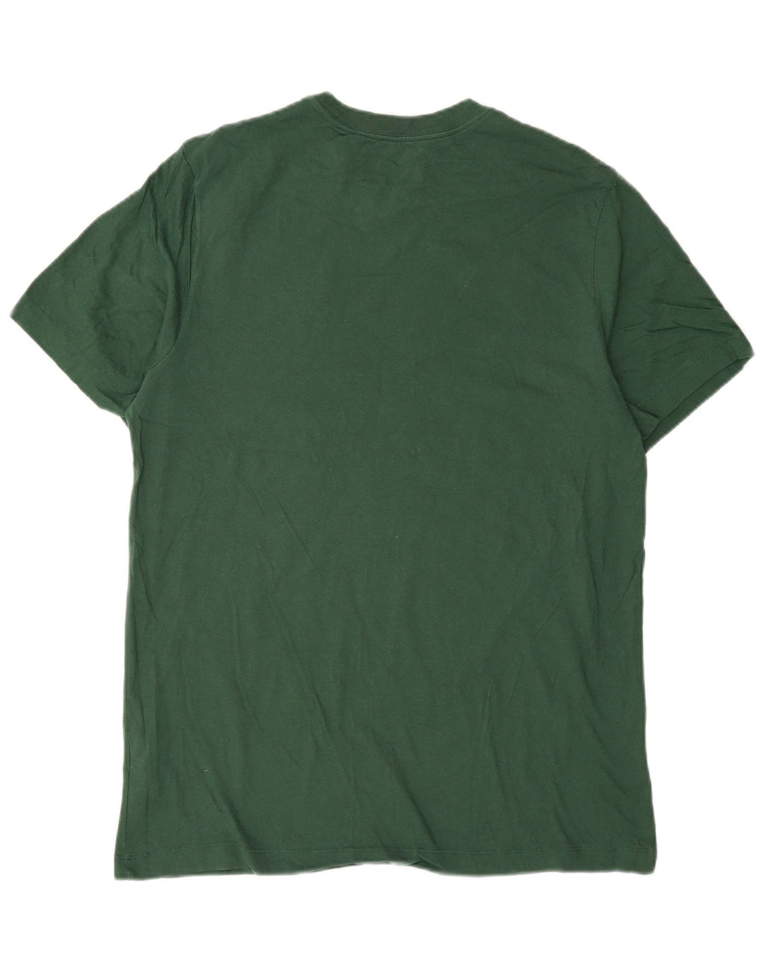 Nike Herren T-Shirt Top aus mittelgrüner Baumwolle