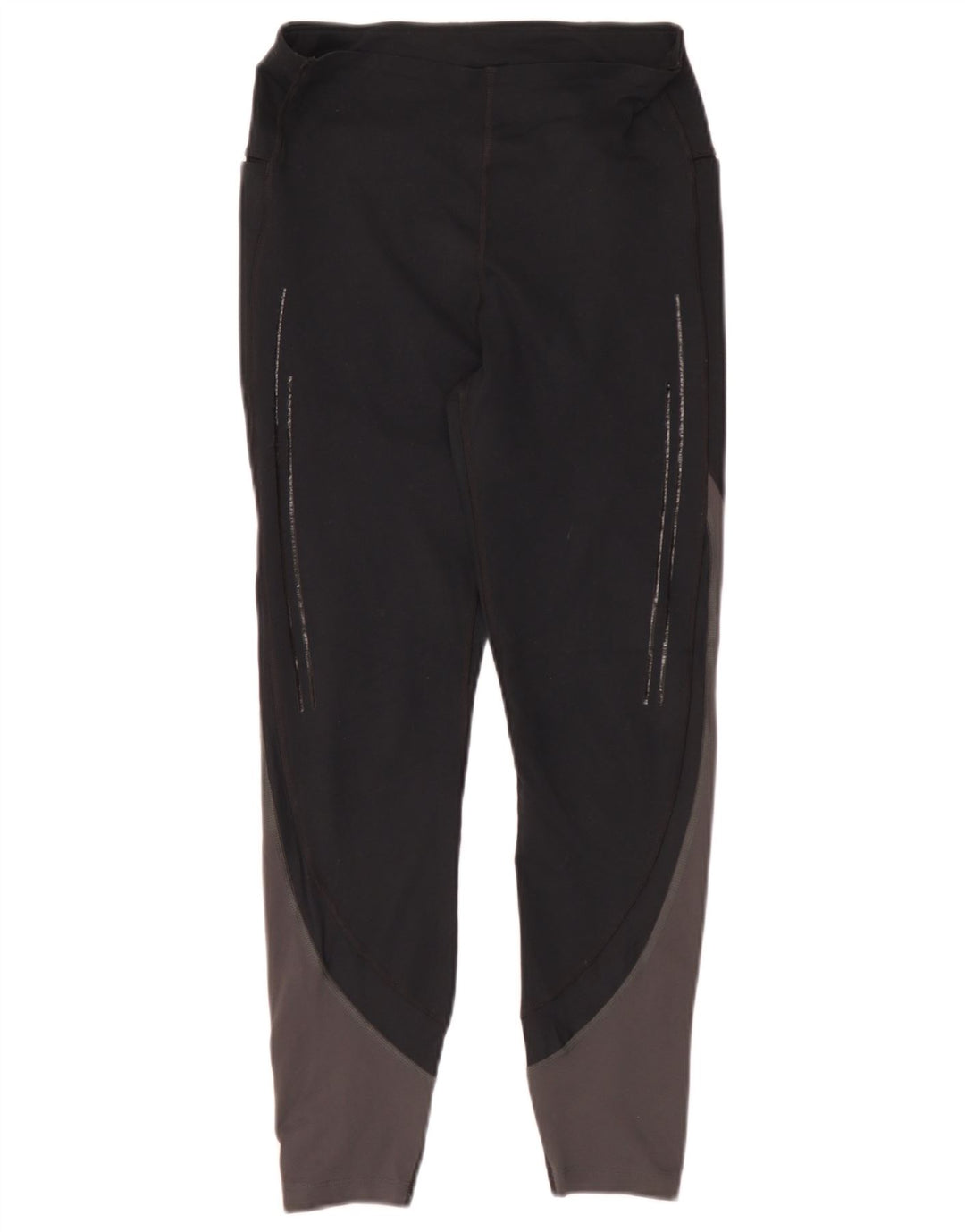 Under Armour Damen Leggings UK 10 Small Schwarz Colourblock Polyester